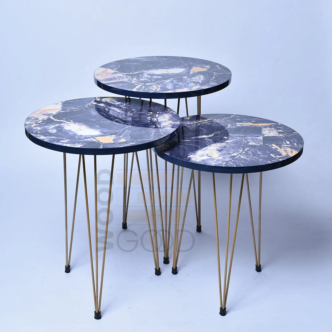 Parkar Blue Round Table