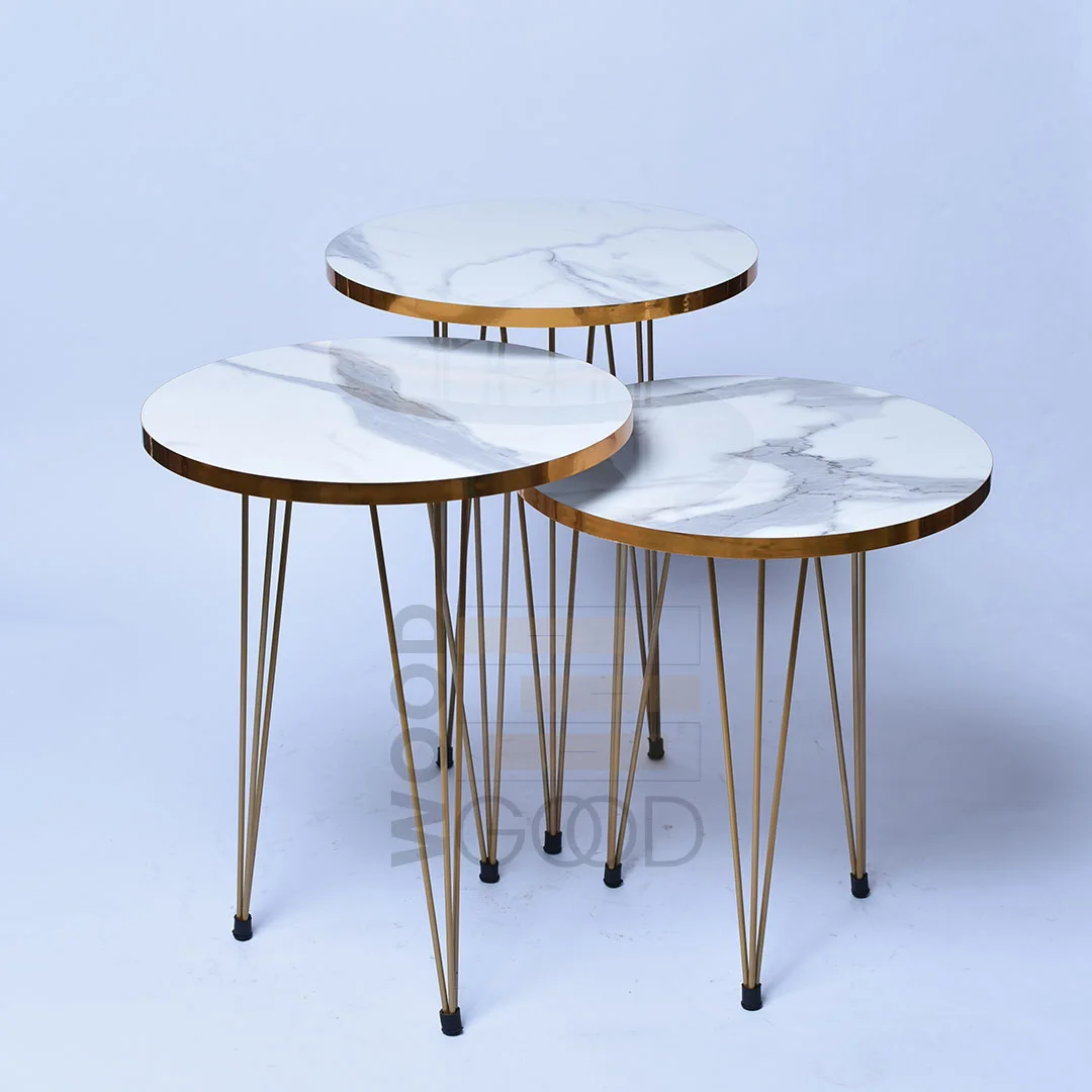 Parkar White Round Table