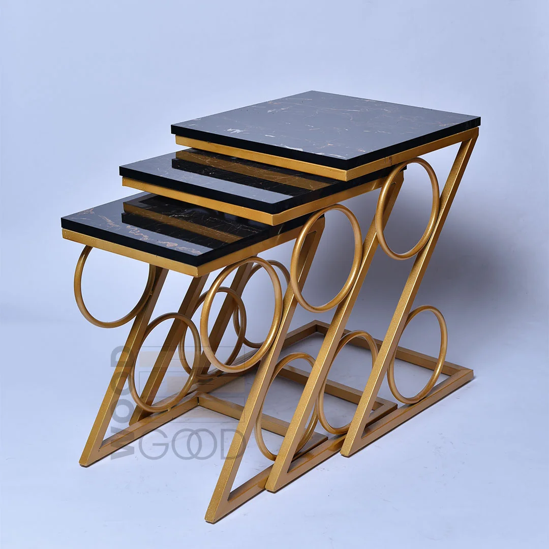 Florence Black Nesting Tables