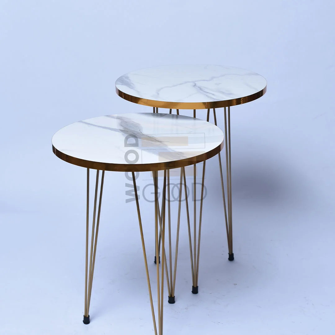 Parkar White Round Table - Image 3