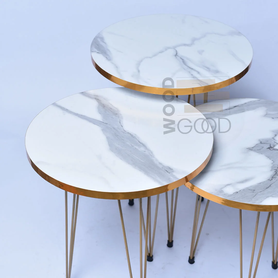 Parkar White Round Table - Image 4