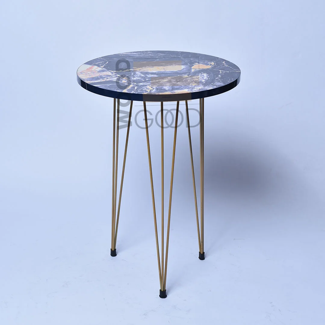 Parkar Blue Round Table - Image 4