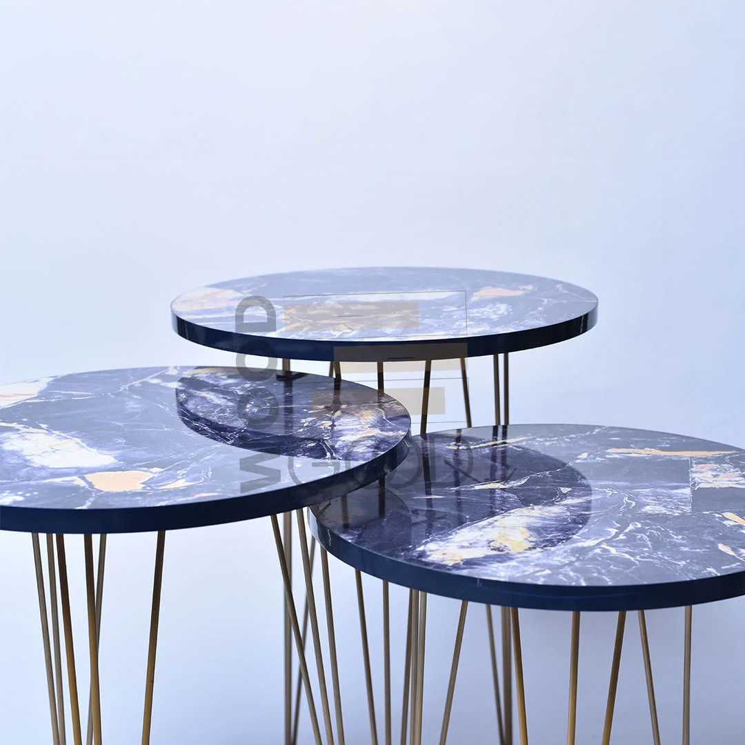 Parkar Blue Round Table - Image 5